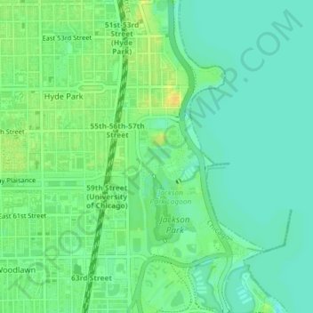 Columbia Basin topographic map, elevation, terrain