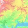 Columbia Glacier topographic map, elevation, terrain