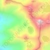 Monarch Lakes topographic map, elevation, terrain