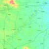 黑河 topographic map, elevation, terrain