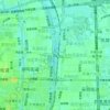 贴沙河 topographic map, elevation, terrain