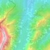 Planica topographic map, elevation, terrain