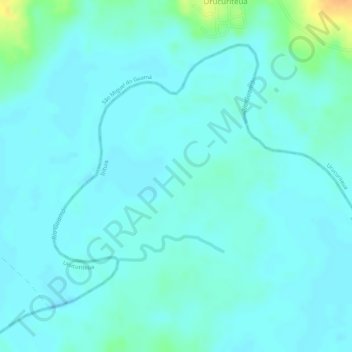 Rio Guamá topographic map, elevation, terrain