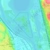 Pig's Eye Island Heron Rookery SNA topographic map, elevation, terrain