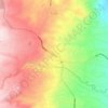 Meru topographic map, elevation, terrain