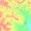 Ongi River topographic map, elevation, terrain