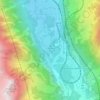 Blausee topographic map, elevation, terrain