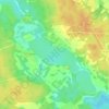 озеро Ёди topographic map, elevation, terrain