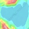 Lake Tiberias topographic map, elevation, terrain