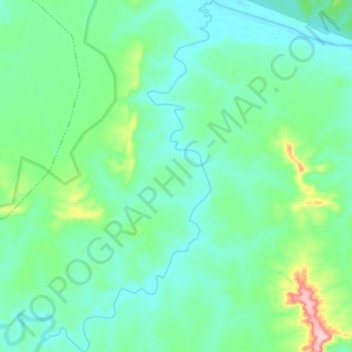 Rio Machadinho topographic map, elevation, terrain