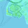 River Delta topographic map, elevation, terrain