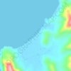 Duli Beach topographic map, elevation, terrain