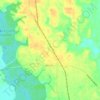 Hurley topographic map, elevation, terrain