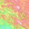 Bakhtiari topographic map, elevation, terrain