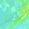 Rio das Velhas topographic map, elevation, terrain