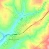 Kericho topographic map, elevation, terrain
