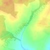 Малая Музя topographic map, elevation, terrain