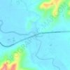 Linugos River topographic map, elevation, terrain