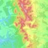 Serra do Cercal topographic map, elevation, terrain