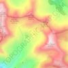 Lac Rond topographic map, elevation, terrain