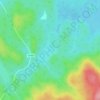 Lac Beaudoin topographic map, elevation, terrain