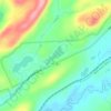 Lake Tekeni topographic map, elevation, terrain