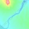 Chono kharaikhiin gol topographic map, elevation, terrain
