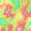 Aldan topographic map, elevation, terrain