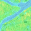 Great Neva topographic map, elevation, terrain
