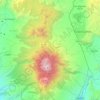 Parque Nacional Volcán Nevado de Colima topographic map, elevation, terrain