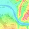 Rio Tejo topographic map, elevation, terrain