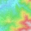 Sequoia topographic map, elevation, terrain