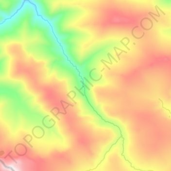 Большой Карагай topographic map, elevation, terrain