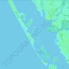 Manasota Key topographic map, elevation, terrain