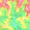 Селычка topographic map, elevation, terrain