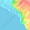 Son Bou topographic map, elevation, terrain