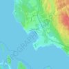Приморск topographic map, elevation, terrain