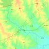 王河 topographic map, elevation, terrain