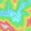 Псебе topographic map, elevation, terrain
