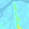Hpa Laung Pyin Lake topographic map, elevation, terrain