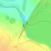 Bloemhof Dam topographic map, elevation, terrain
