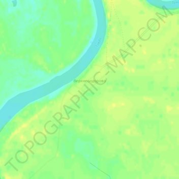 Верхнесидорово topographic map, elevation, terrain