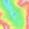 Lac de Châteaupré topographic map, elevation, terrain