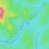 Rio Capitão Cardoso topographic map, elevation, terrain