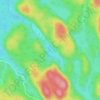 Lac Prévost topographic map, elevation, terrain