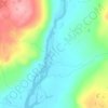 Grey River topographic map, elevation, terrain