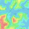 Green Point Reserve topographic map, elevation, terrain