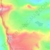 Sacagawea Glacier topographic map, elevation, terrain