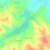 乱木水库 topographic map, elevation, terrain