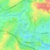 Parramatta River topographic map, elevation, terrain